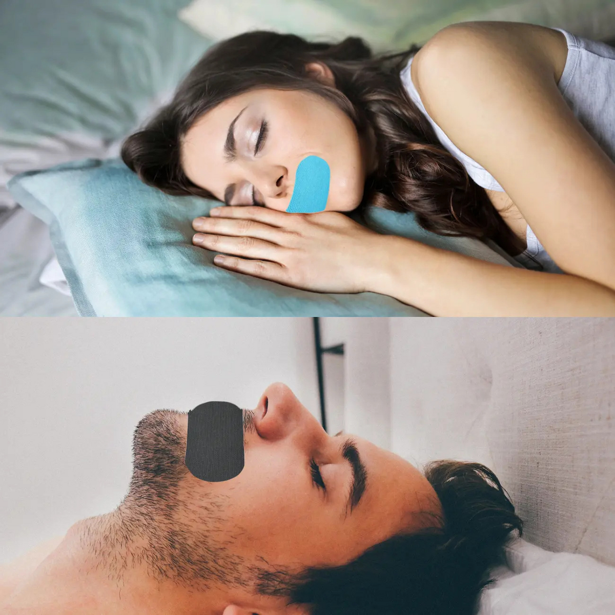 Cinta Bucal Antirronquidos — Respira por la Nariz, Duerme sin Roncar