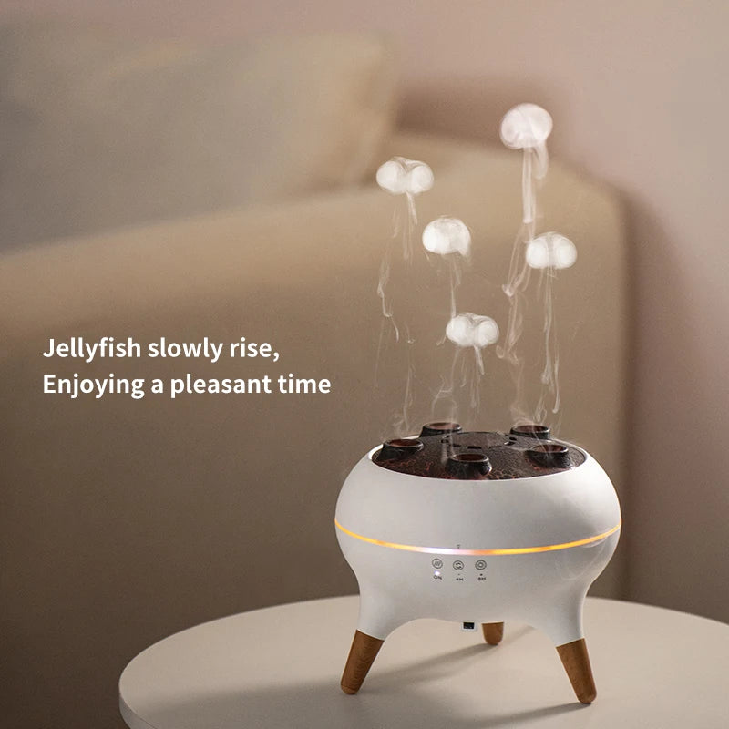 Difusor Medusa Luminosa — Humidificador con Luces de Colores y Niebla Ultrasónica