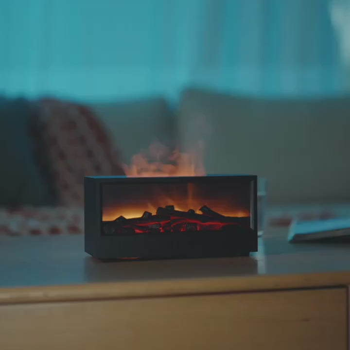 Difusor de Aromas Chimenea 3D — Video del Producto
